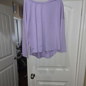 Target  (All In Motion) Light Purple Long Sleeve Top Size XXL NWT